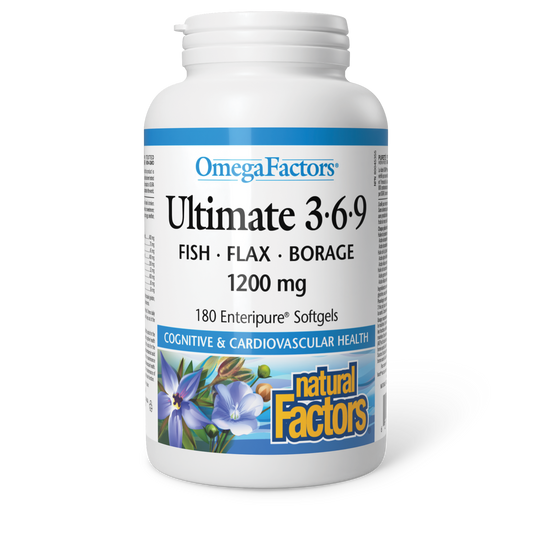 Ultimate 3•6•9 1200 mg, OmegaFactors, Natural Factors|v|image|2261