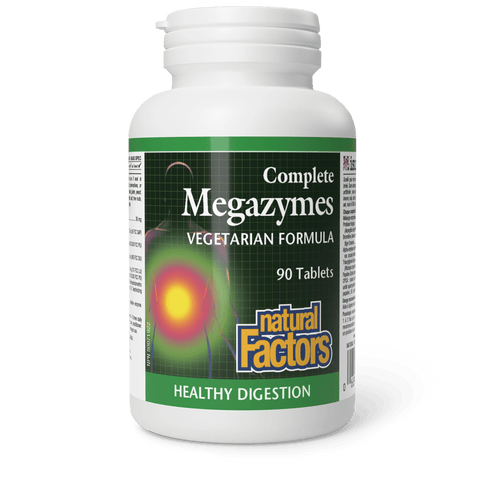 Complete Megazymes Vegetarian Formula, Natural Factors|v|image|1700