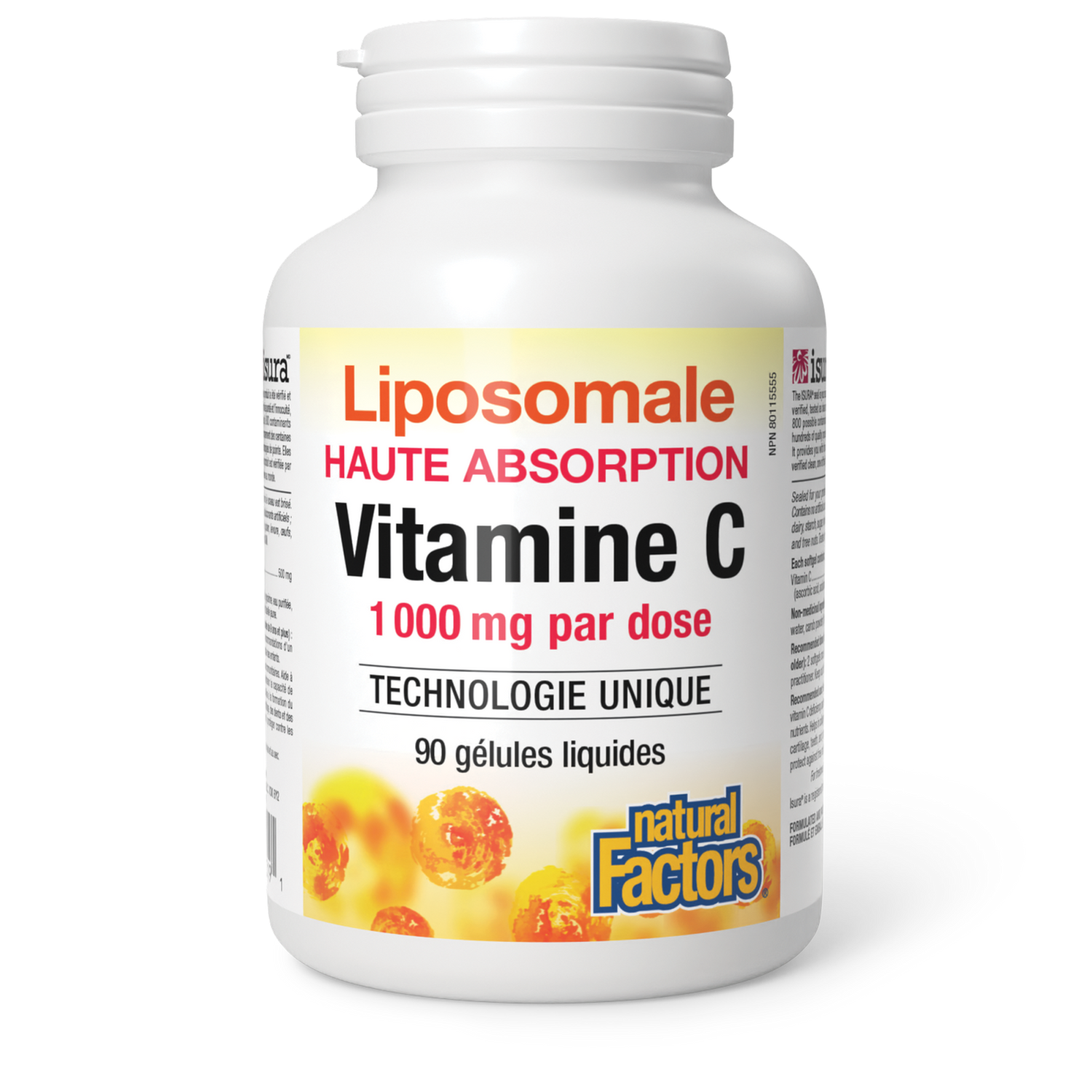 Vitamine C liposomale, Natural Factors|v|image|1319