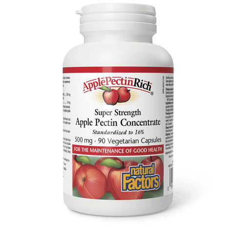 ApplePectinRich Super Strength Apple Pectin Concentrate 500 mg, Natural Factors|v|image|4526