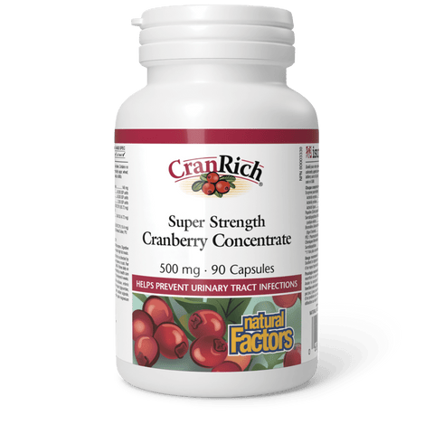 CranRich Super Strength Cranberry Concentrate 500 mg, Natural Factors|v|image|4512