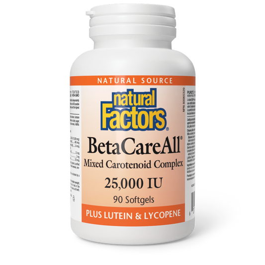 BetaCareAll®  25,000 IU, Natural Factors|v|image|1014