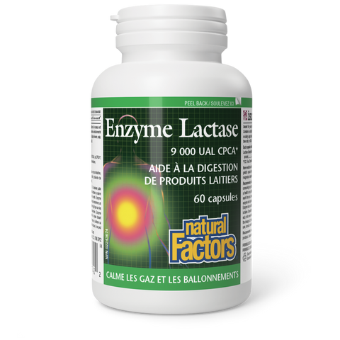 Enzyme lactase, Natural Factors|v|image|1740