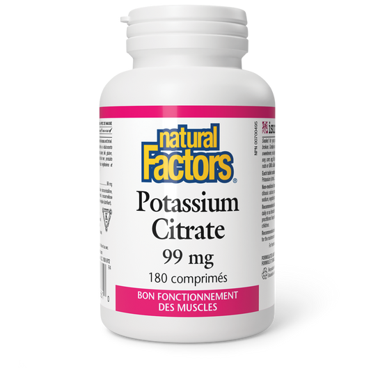 Potassium Citrate 99 mg, Natural Factors|v|image|1661