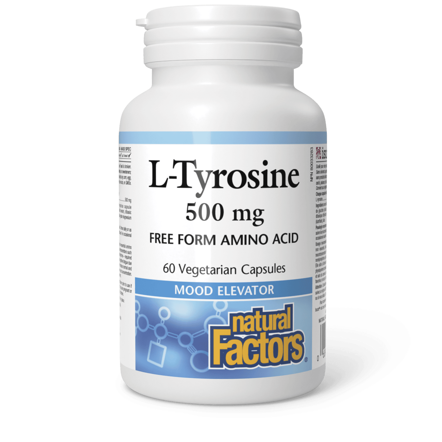 L-Tyrosine 500 mg, Natural Factors|v|image|2803