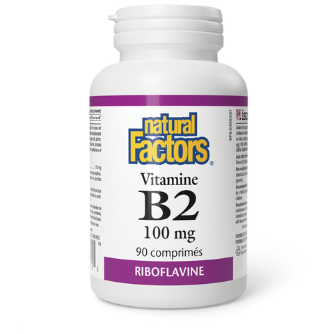 Vitamine B2 100 mg, Natural Factors|v|image|1215