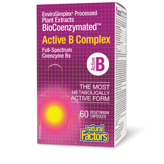 BioCoenzymated Active B Complex, Natural Factors|v|image|1132