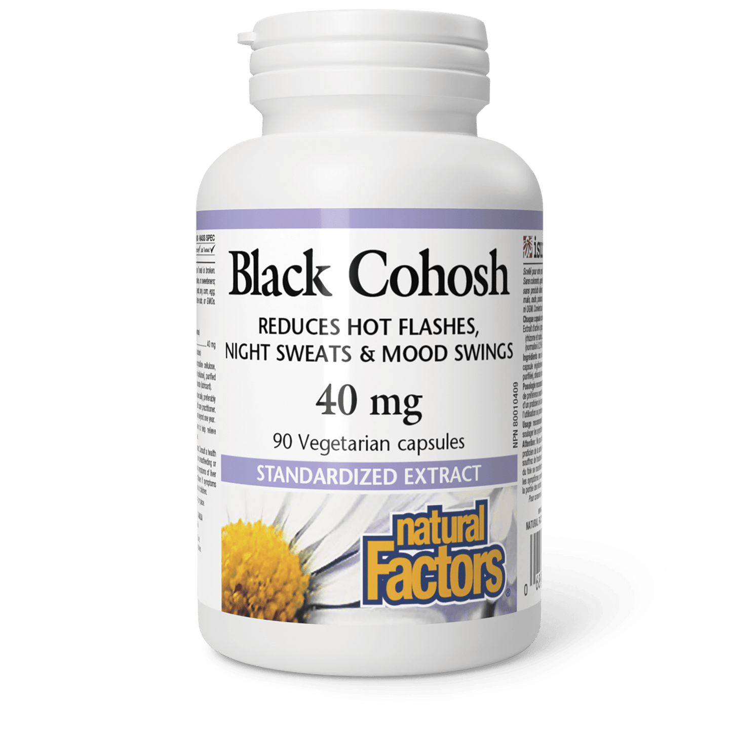 Black Cohosh Standardized Extract 40 mg, Natural Factors|v|image|4925