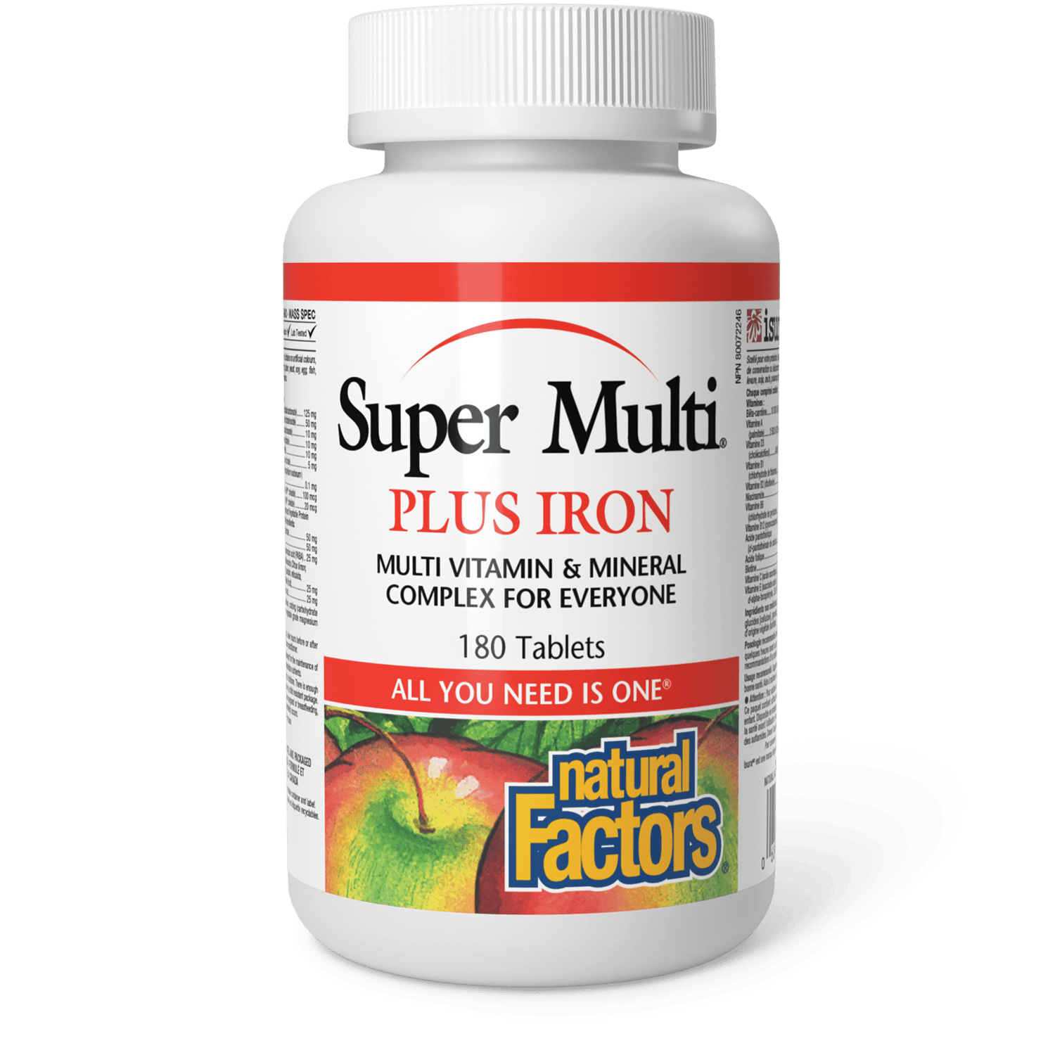 Super Multi Plus Iron, Natural Factors|v|image|1512