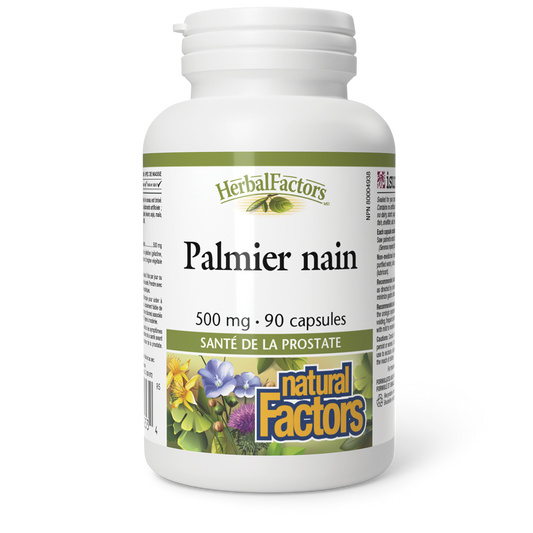 Palmier nain 500 mg, HerbalFactors, Natural Factors|v|image|4253