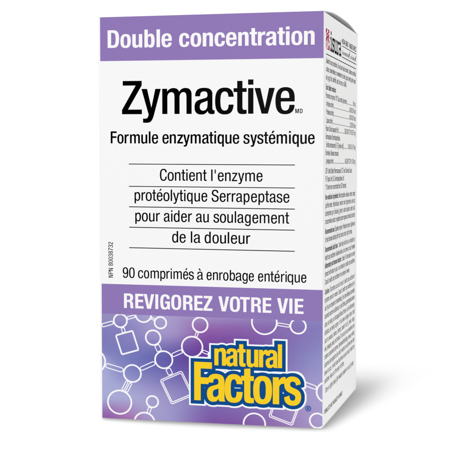 Zymactive Double concentration, Natural Factors|v|image|1764