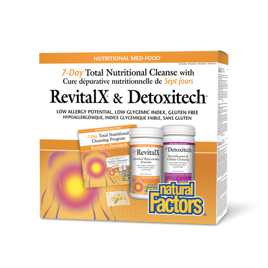 RevitalX et Detoxitech Cure dépurative nutritionnelle de sept jours, Natural Factors|v|image|7155
