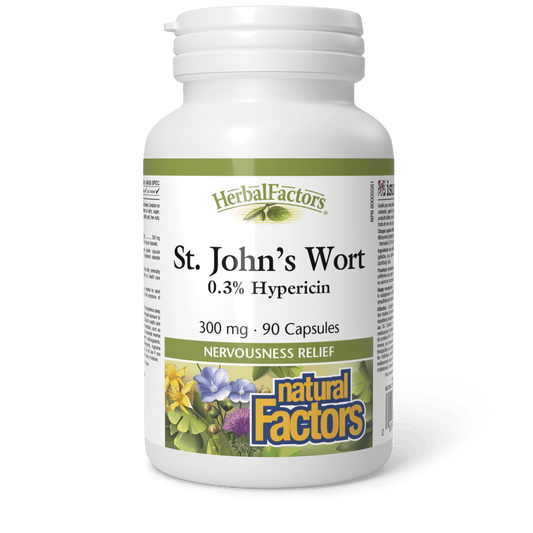 St. John’s Wort 300 mg, HerbalFactors, Natural Factors|v|image|4820
