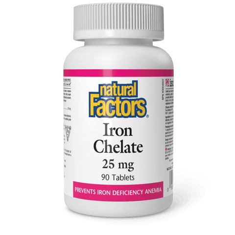 Iron Chelate 25 mg, Natural Factors|v|image|1640