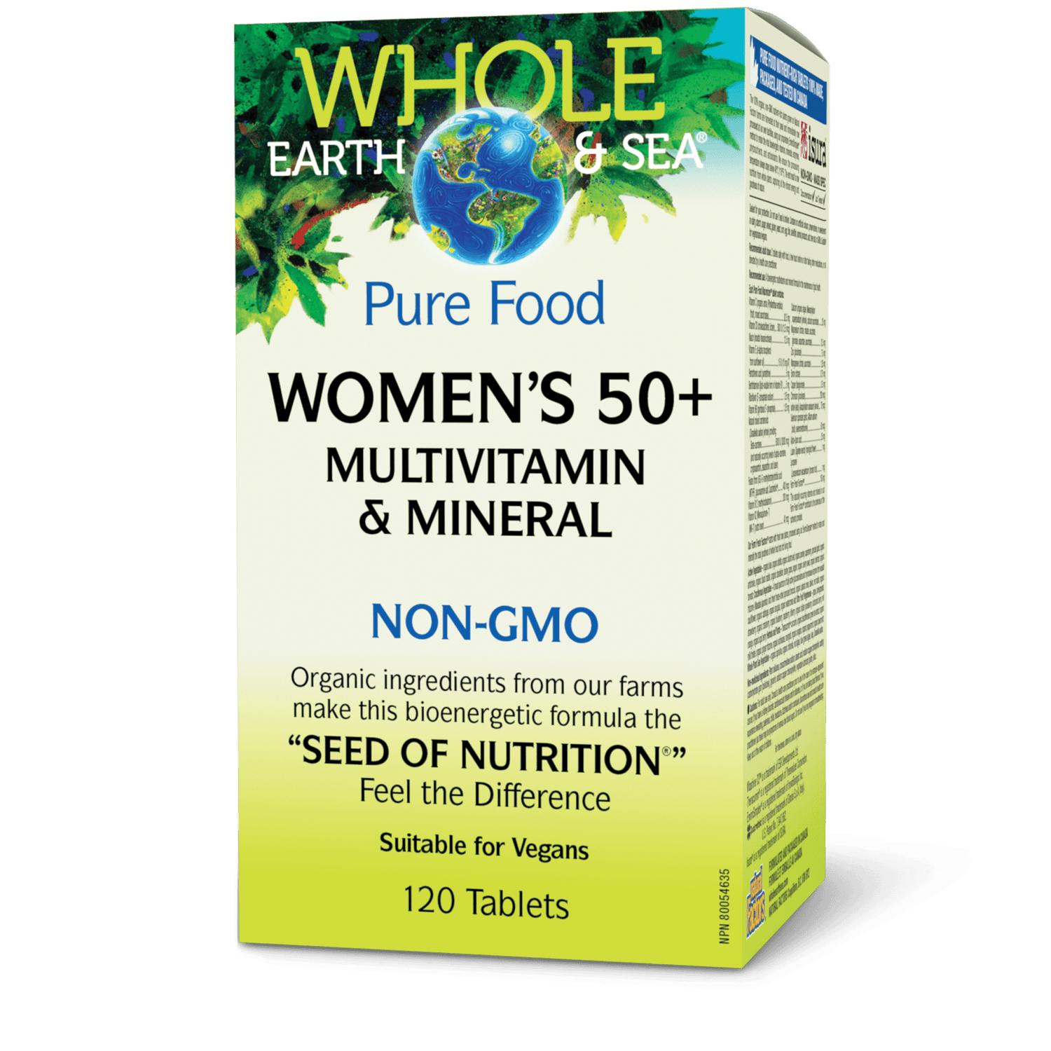 Women’s 50+ Multivitamin & Mineral, Whole Earth & Sea, Whole Earth & Sea®|v|image|35519