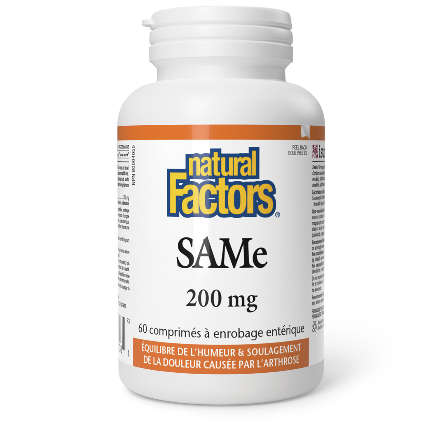 SAMe 200 mg, Natural Factors|v|image|2708