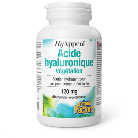 Acide hyaluronique végétalien HyAppeal, Natural Factors|v|image|2680