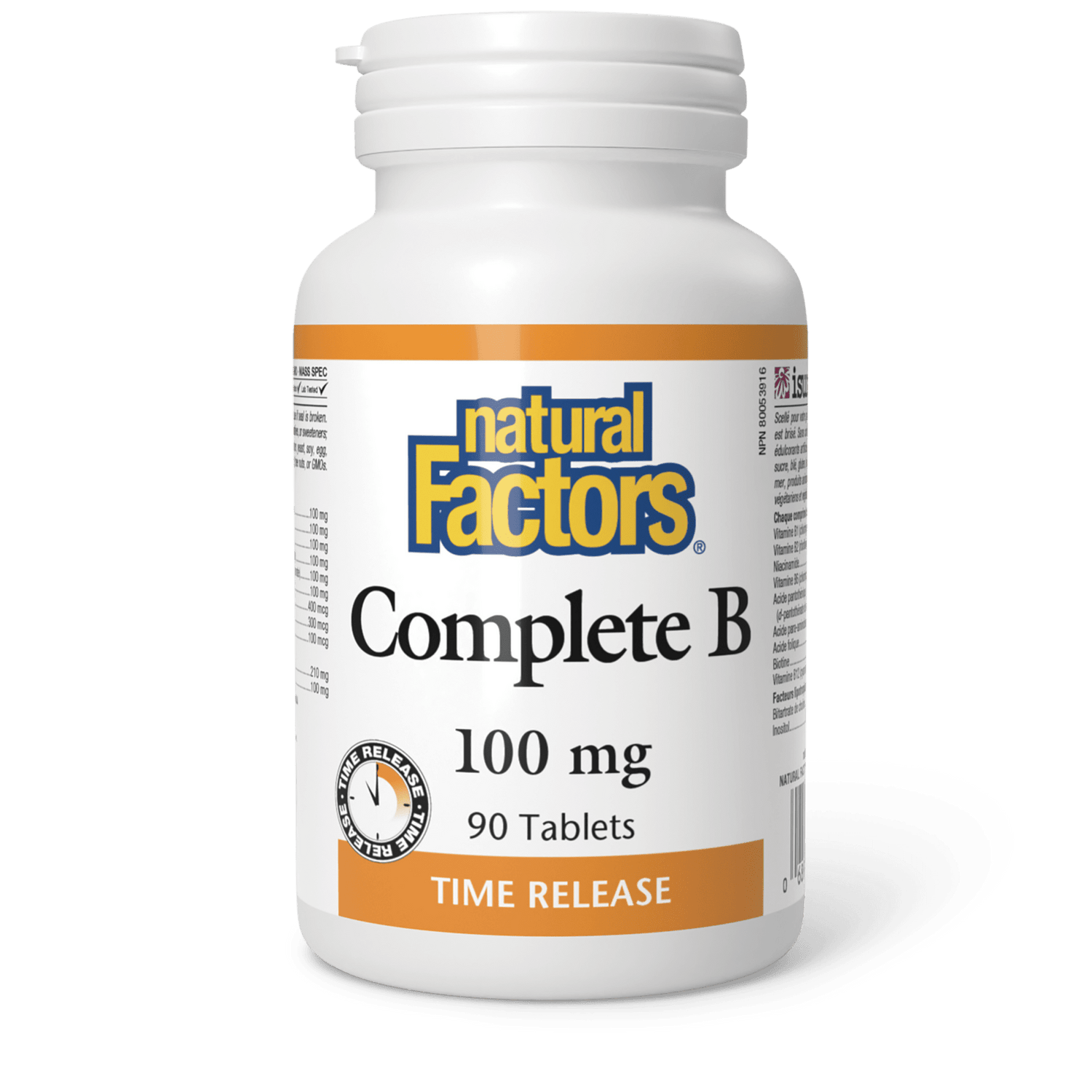 Complete B Timed Release 100 mg, Natural Factors|v|image|1141