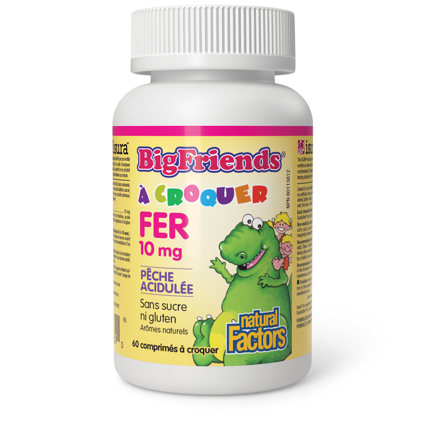 Fer à croquer 10 mg, Big Friends, Natural Factors|v|image|1639
