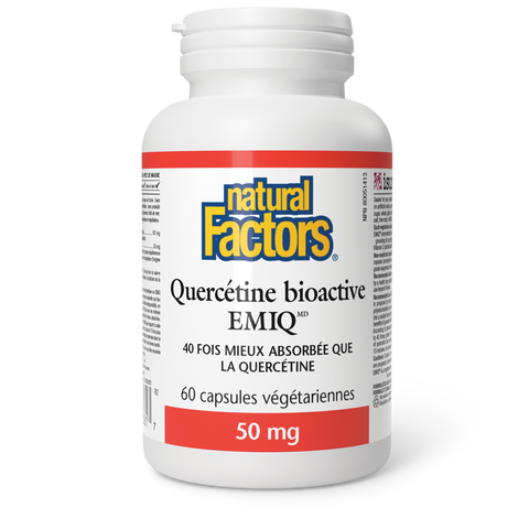 Quercétine bioactive EMIQ 50 mg, Natural Factors|v|image|1381