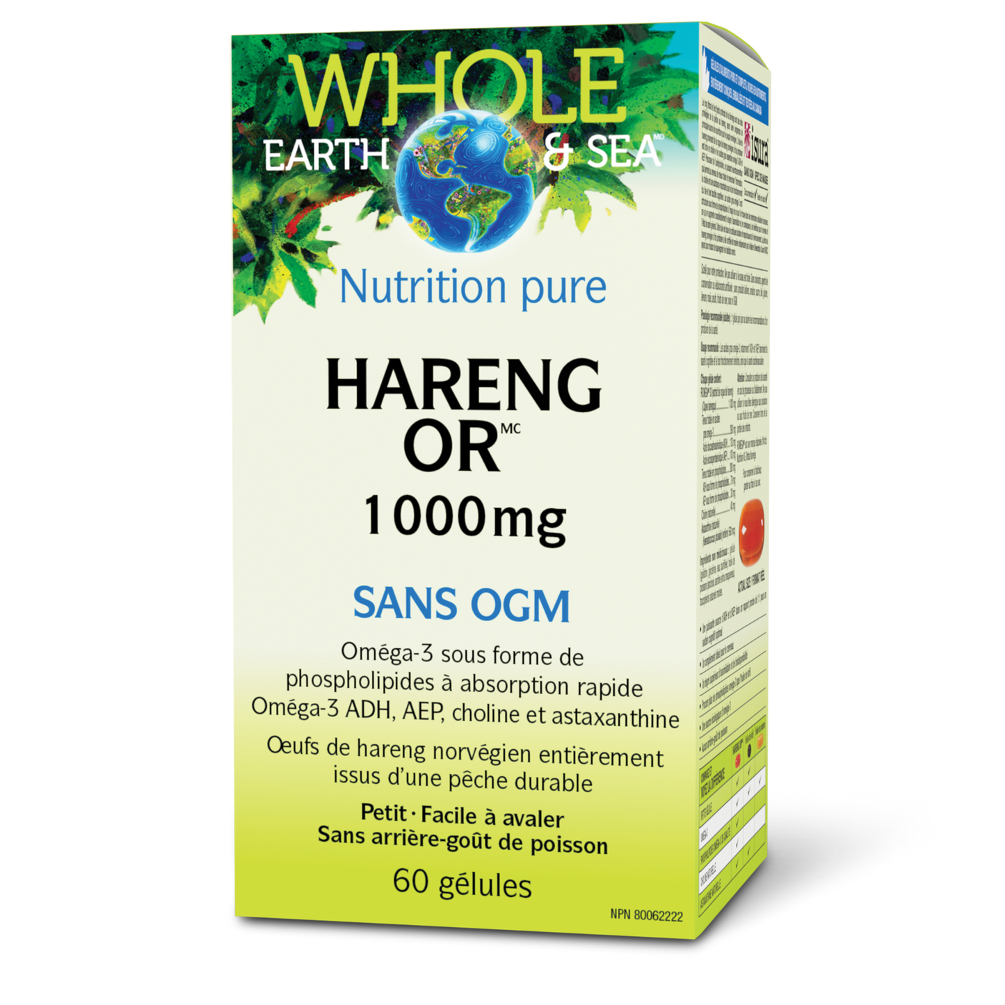 Hareng Or 1 000 mg, Whole Earth & Sea, Whole Earth & Sea®|v|image|35497