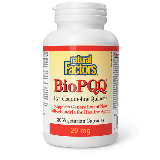 BioPQQ Pyrroloquinoline Quinone 20 mg, Natural Factors|v|image|2607