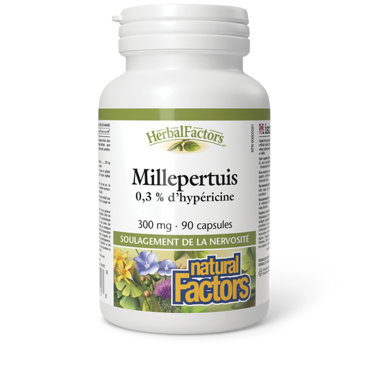 Millepertuis 300 mg, HerbalFactors, Natural Factors|v|image|4820