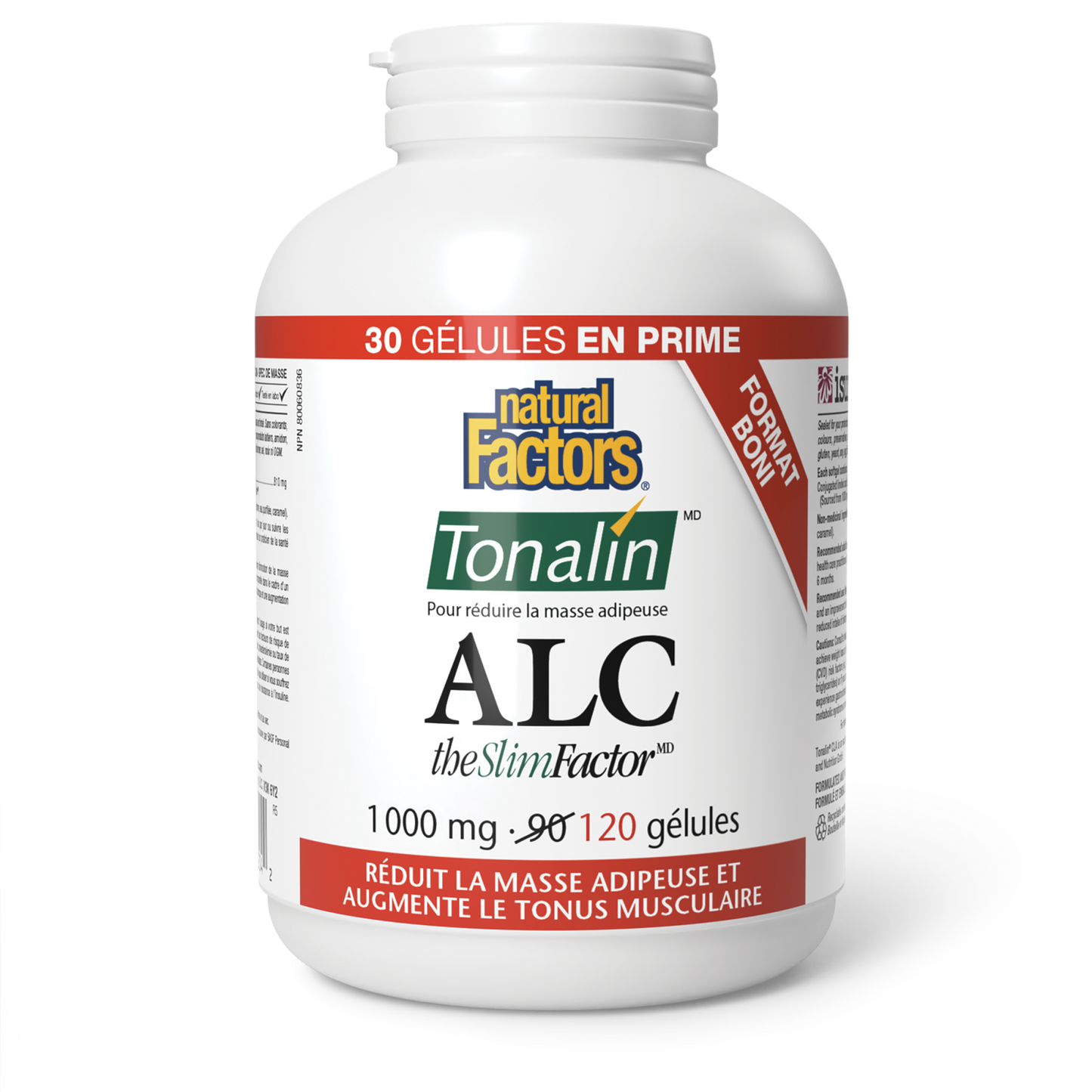ALC Tonalin TheSlimFactor 1 000 mg, Natural Factors|v|image|8204