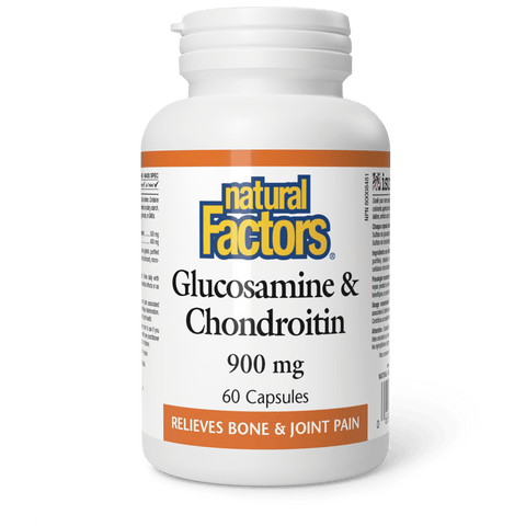 Glucosamine & Chondroitin 900 mg, Natural Factors|v|image|2686