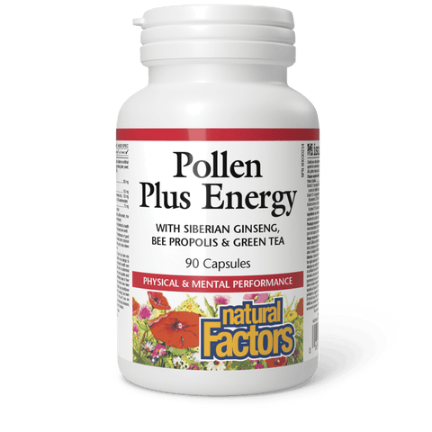 Pollen Plus Energy, Natural Factors|v|image|3140
