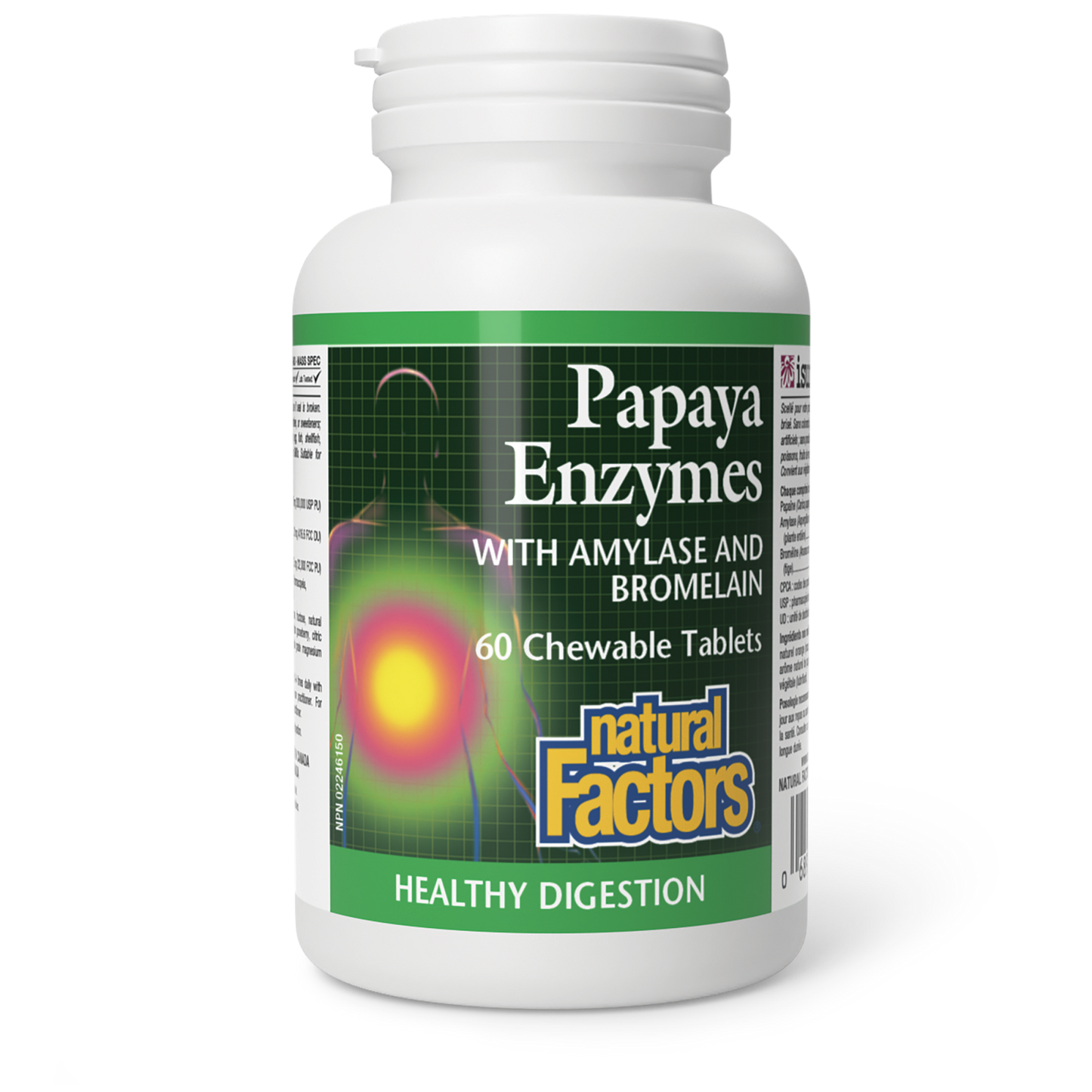 Papaya Enzymes with Amylase and Bromelain, Natural Factors|v|image|1748