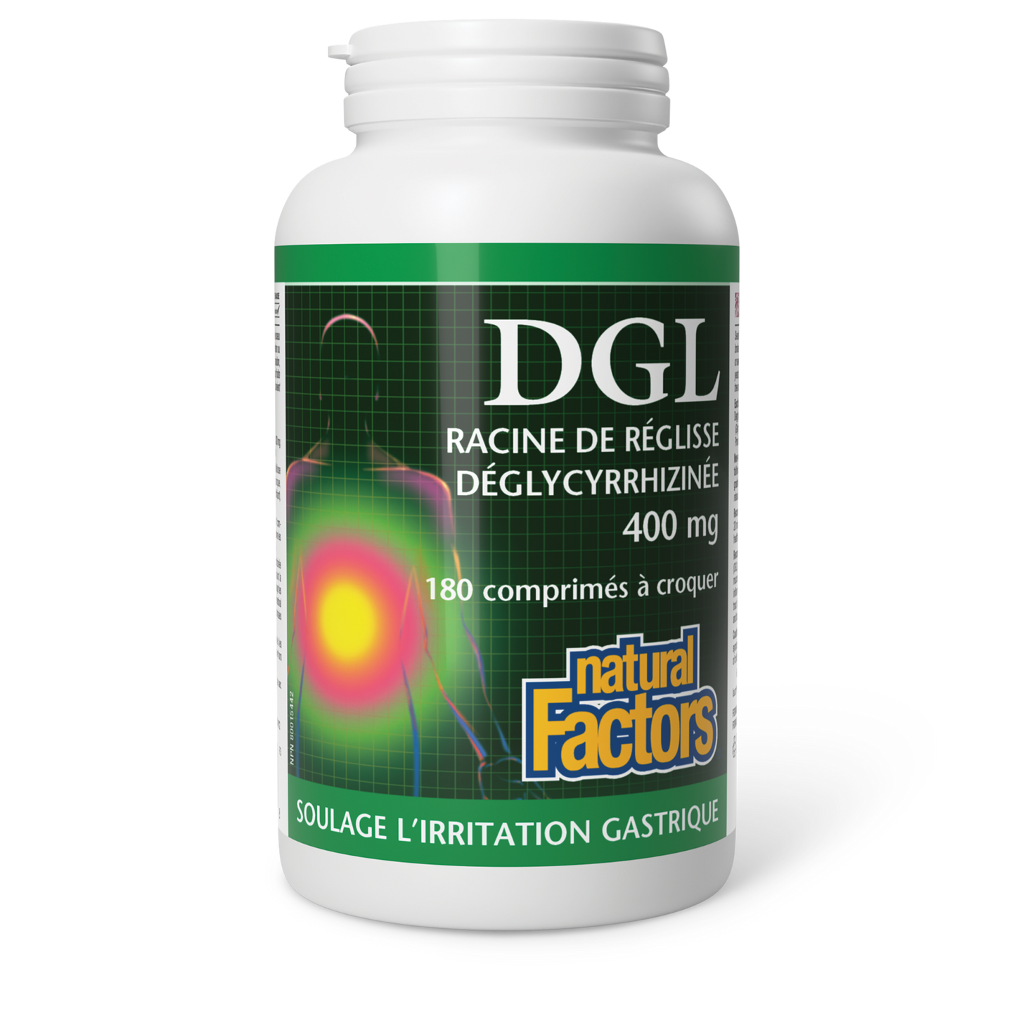 DGL Racine de réglisse déglycyrrhizinée, Natural Factors|v|image|4507