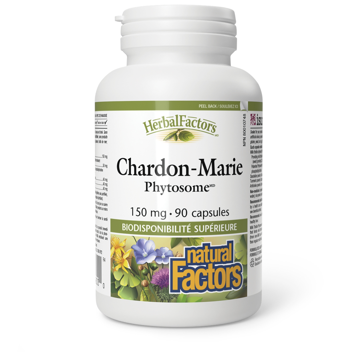 Chardon-Marie Phytosome 150 mg, HerbalFactors, Natural Factors|v|image|4800