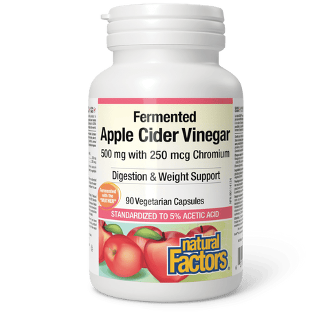 Fermented Apple Cider Vinegar with Chromium, Natural Factors|v|image|2057