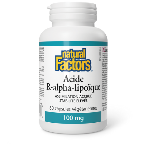 Acide R-alpha-lipoïque 100 mg, Natural Factors|v|image|2094
