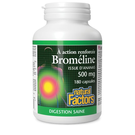 Broméline à action renforcée 500 mg, issue d’ananas, Natural Factors|v|image|1736