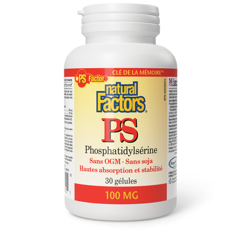 PS Phosphatidylsérine 100 mg, Natural Factors|v|image|2612