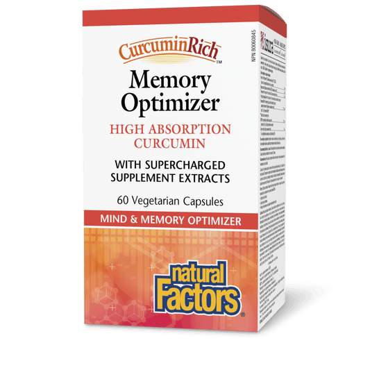 Memory Optimizer, CurcuminRich, Natural Factors|v|image|4553