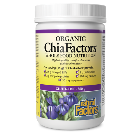 Organic ChiaFactors, Natural Factors|v|image|2920