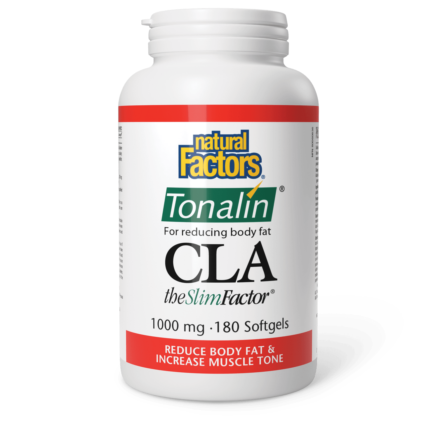 CLA Tonalin TheSlimFactor 1000 mg, Natural Factors|v|image|2047