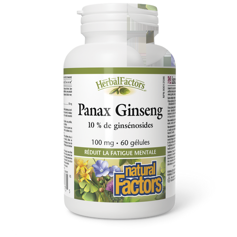 Panax Ginseng 100 mg, HerbalFactors, Natural Factors|v|image|4173