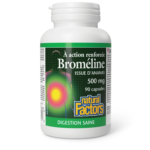 Broméline à action renforcée 500 mg, issue d’ananas, Natural Factors|v|image|1735