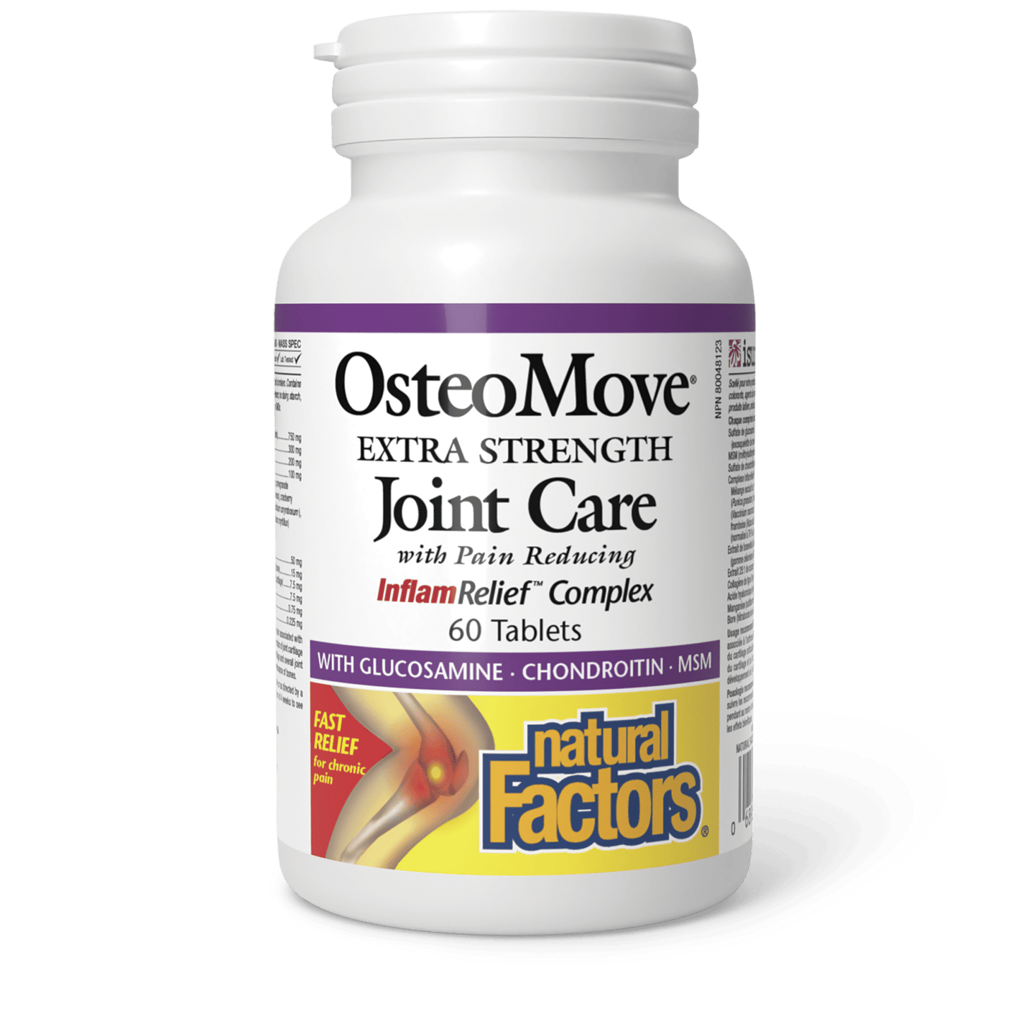 OsteoMove Joint Care Extra Strength, Natural Factors|v|image|26842