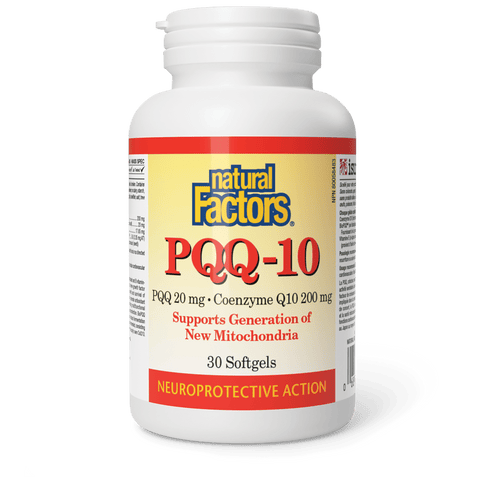 PQQ-10 20 mg · Coenzyme Q10 200 mg, Natural Factors|v|image|2617