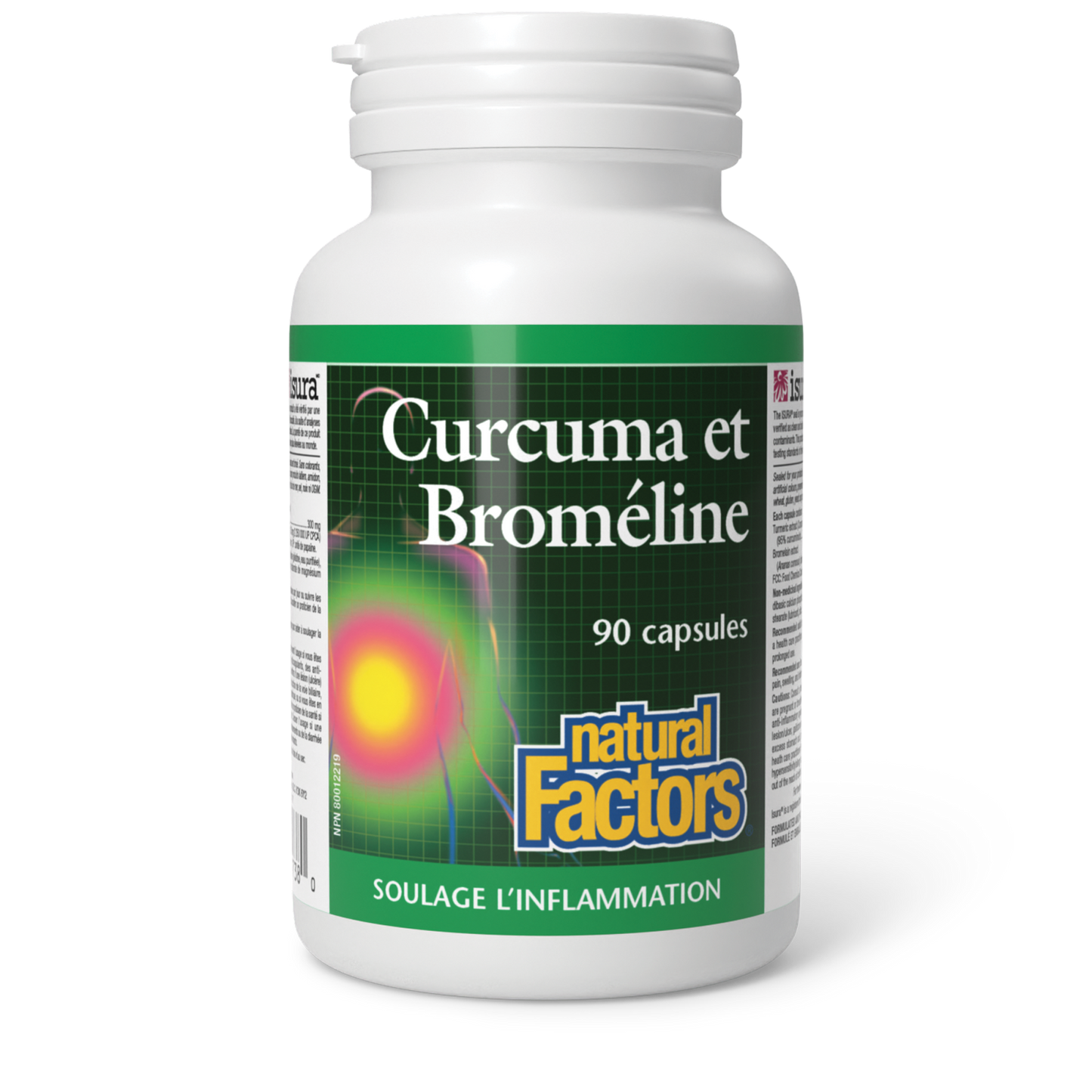 Curcuma et broméline, Natural Factors|v|image|1738