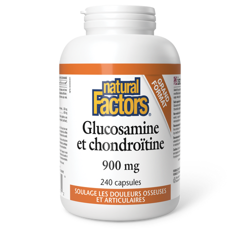 Glucosamine et chondroïtine 900 mg, Natural Factors|v|image|26871