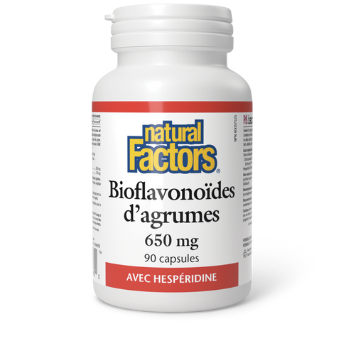 Bioflavonoïdes d’agrumes avec hespéridine 650 mg, Natural Factors|v|image|1380