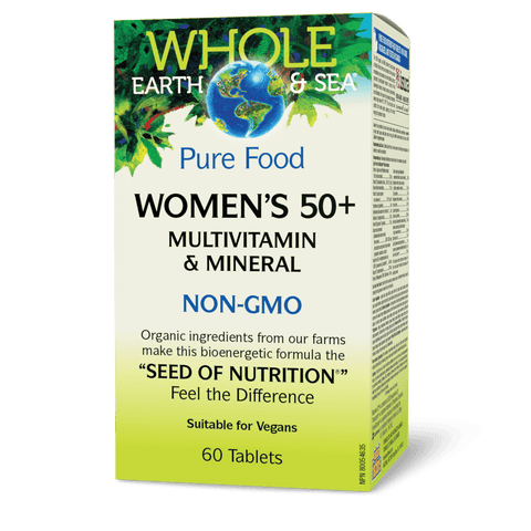 Women’s 50+ Multivitamin & Mineral, Whole Earth & Sea, Whole Earth & Sea®|v|image|35501