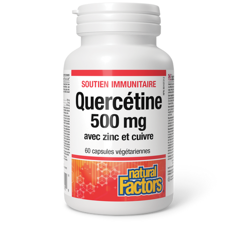 Quercétine avec zinc et cuivre 500 mg, Natural Factors|v|image|1390