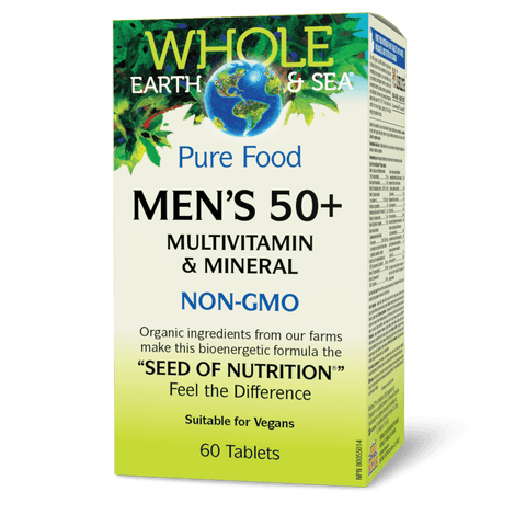 Men’s 50+ Multivitamin & Mineral, Whole Earth & Sea, Whole Earth & Sea®|v|image|35503